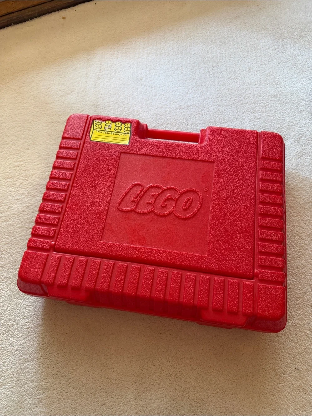 1985 Red Lego Case